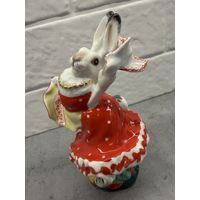 Статуэтка ЗАЙЧИХА ПЛЯСУНЬЯ. ЛФЗ. Редкость!.  Распродажа коллекции!!!