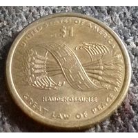 1 доллар США 2010 D, пояс Гайавата, стрелы