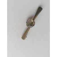 Брошь СССР серебро 875 пробы СССР голова, торги с Рубля