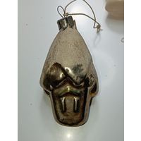 Ёлочная игрушка  - Избушка . СССР  .