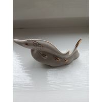 Фарфоровая статуэтка осетр фзф.