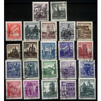 Австрия - 1957-1967 замки 22 шт. часть сандарта.  Гашеная (AT08)