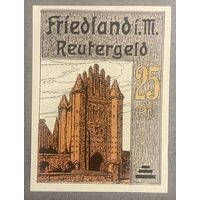 Нотгельд, Фринланд 25 Пфеннигов 1922 год. Веймарская республика.