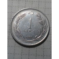 1 лира Турция 1968 год
