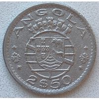 Ангола Португальская 2,5 эскудо 1953 г.