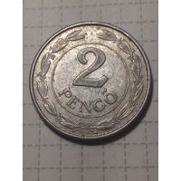2 пенге Венгрия 1942 год