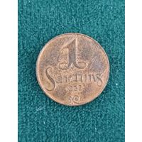 Латвия. 1 сантим 1932 года