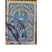 Марка из серии 1920г. Австрия "Герб. Орел"