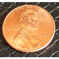 1 цент 2017 P США Юбилейная   состояние!