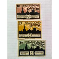 10-25-50 пфенигов (нотгельды) Германия г.Штаде -1402