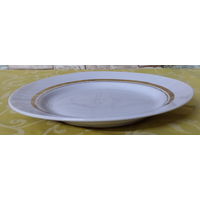 Тарелка десертная-1 эпохи СССР. Рижская фарфоро-фаянсовый завод (Рижский ффз), 1970-1980 гг