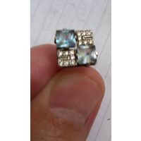 Серьга одиночка.Серебро