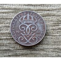 Werty71 Швеция 5 эре 1948