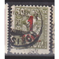 Литва 1922 год  лот 6 С НАДПЕЧАТКОЙ