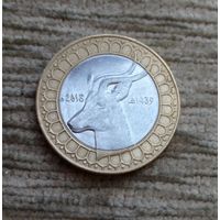 Werty71 Алжир 50 динаров 2018 биметалл