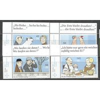 Германия. Комиксы. 2011г. Mi#2836-39. Серия.