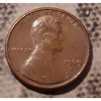 1 цент 1969 D США
