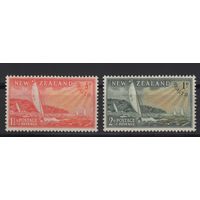 Новая Зеландия 1951** Регата, серия 2 марки