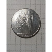 100 лир Италия 1989 год