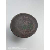 Монета 2 копейки 1763  перечекан из 4 копеек самая привлекательная цена трёхдневный аукцион