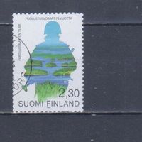 [2172] Финляндия 1993. День армии.Солдат. Гашеная марка.