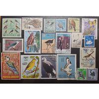 Сборный лот. Фауна. Птицы. 19 марок (726)