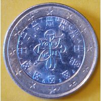Португалия 1 евро 2024 стандартная монета из оборота