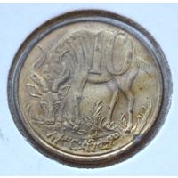 Эфиопия 10 сантимов 2008 год