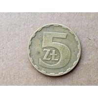 Польша 5 злотых, 1985г. (D-109)