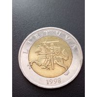 Литва 5 лит 1998 г.