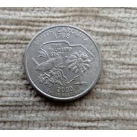 Werty71 США 1 квотер 25 центов 2000 Р Южная Каролина