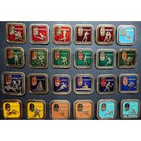 Значки набор Олимпиада 80