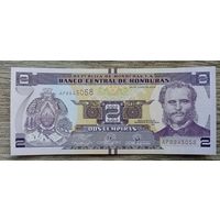 Werty71 Гондурас 2 лемпиры 2019 UNC банкнота