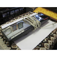 Панорамное автомобильное зеркало заднего вида с электронными часами Полесье-02.