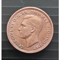 Полпенни 1944 г, Великобритания