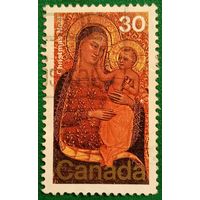 Канада 1978. Картина Мадонна с младенцем. Якопо ди Чоне