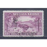 [2006] Британские колонии. Сьерра Леоне 1938. Георг VI.Уборка риса.1,5d. Гашеная марка.