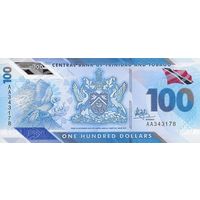Тринидад и Тобаго 100 долларов образца 2019 года UNC pw65