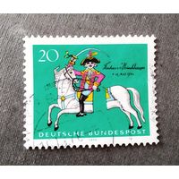 Марка Германия 1970 год 250 лет со дня рождения Барона Мюнхаузена