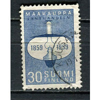 Финляндия - 1959 - 100 лет свободной торговли - [Mi. 514] - полная серия - 1 марка. Гашеная.  (Лот 82Gt)-T41P57