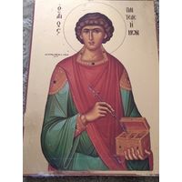 Икона целитель Пантелеимон 20/17