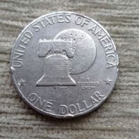 Werty71 США 1 большой доллар 1976 Колокол Эйзенхауэр 1776 1 2