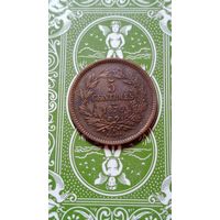 Люксембург 5 сантим1870