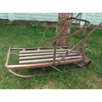 Санки старинные прочные начало 50-х.Все 100% оригинал Новогодние