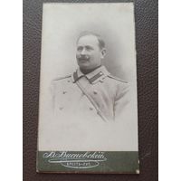 Фотография прапорщика. Брест-Литовск. До 1917 года. Торги с 1 рубля.