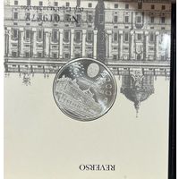2000 песет 1995 Испания с буклетом!! 18 грамм серебро 925 пробы