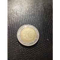 Словакия  2 евро 2009 10 лет евро