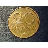 Германия ГДР 20 пфеннигов 1969