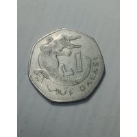 Гамбия 1 даласи 2014 года .