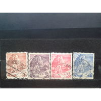 Польша, 1939. Лыжные гонки Кубка мира, полная серия.Mi-10,0 евро гаш.